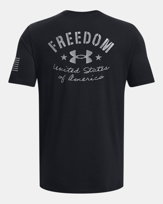 Men's UA Freedom Vintage T-Shirt, Black, pdpMainDesktop image number 5